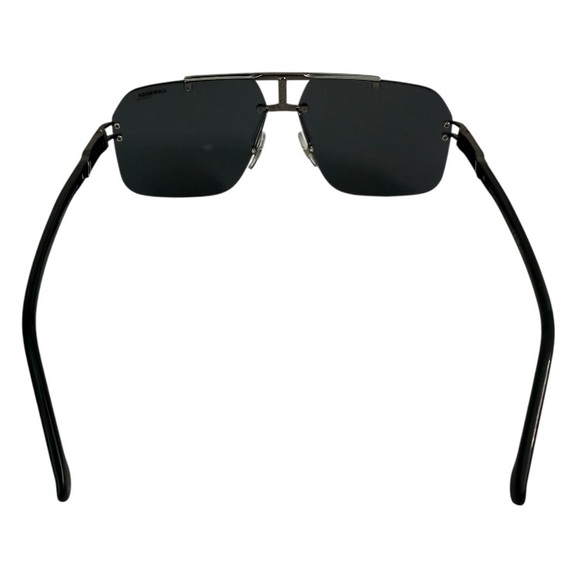 Carrera 1054/S Shield Sunglasses Black Rimless w/ Case EUC - Picture 5 of 7